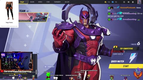 Watcher back playing some #MarvelRivals!!! Wide variety today!!!