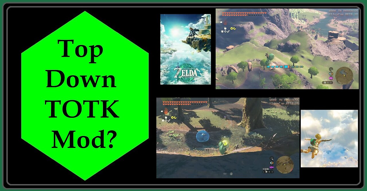 New Mod Gives Tears of the Kingdom a TOP DOWN Perspective Similar to Link's Awakening