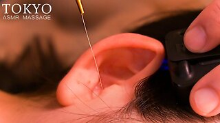 ASMR 誰もが寝落ちする耳つぼマッサージ・耳掃除（耳アップ多め）