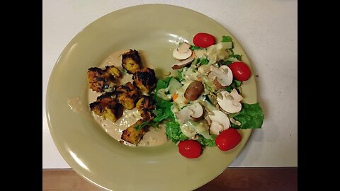 Chicken Satay with Peanut Sauce