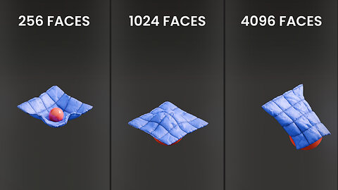 Cloth Simulation showcase | Blender physics up to 4096 resolution!