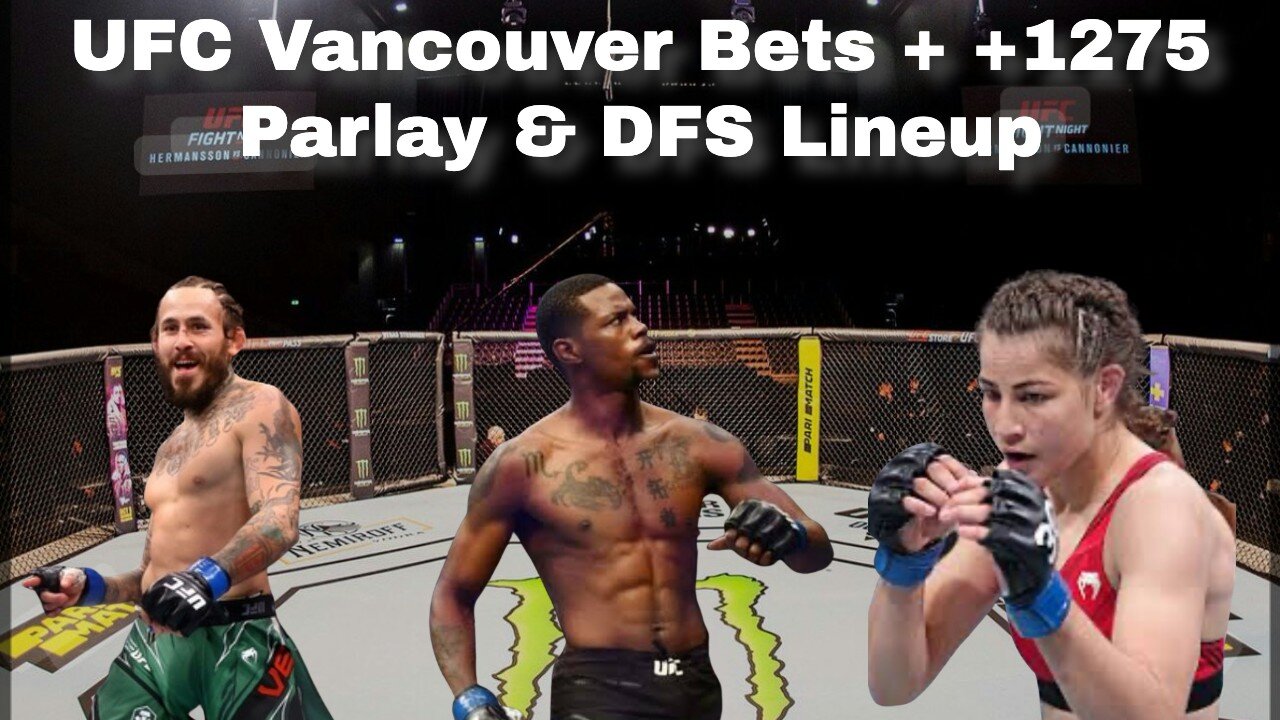 UFC Vancouver Bets + +1275 Prop & DFS Lineup | Etoft21sports Podcast w/ TopFlightWagers