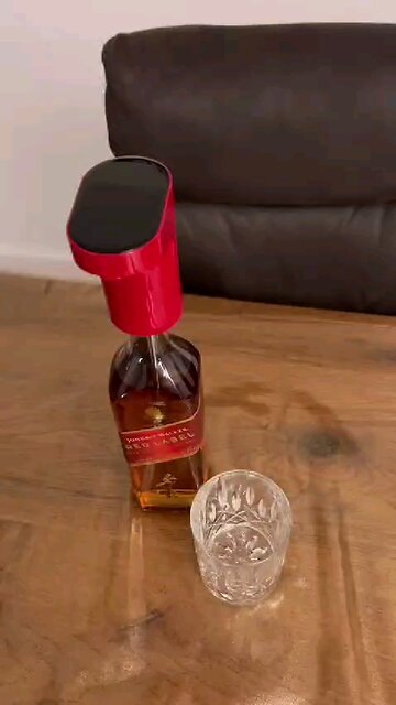 Whisky bottle is also digital