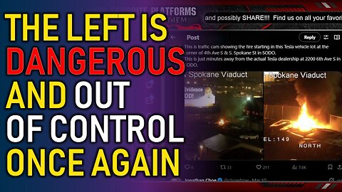 Tesla, X, and more are under attack from the deranged LEFT... shocker, I know.