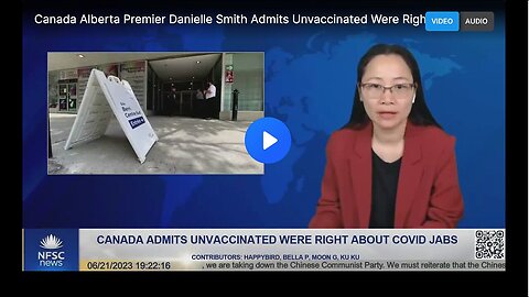 "Alberta Premier Danielle Smith Acknowledges Unvaccinated Individuals Were Correct"