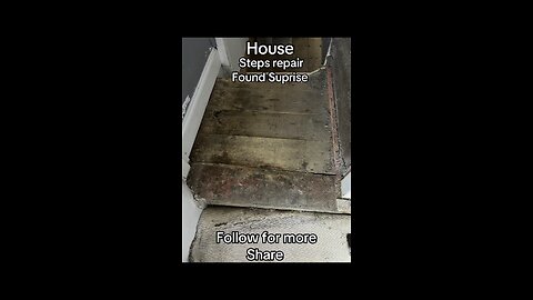 Suprise under my steps repair