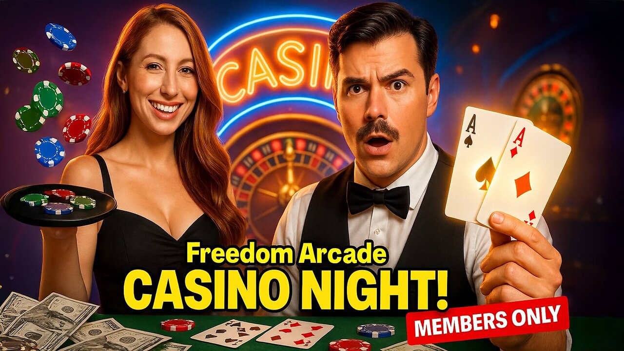 Freedom Arcade: High Stakes Casino Night 🎲 (Members Only)