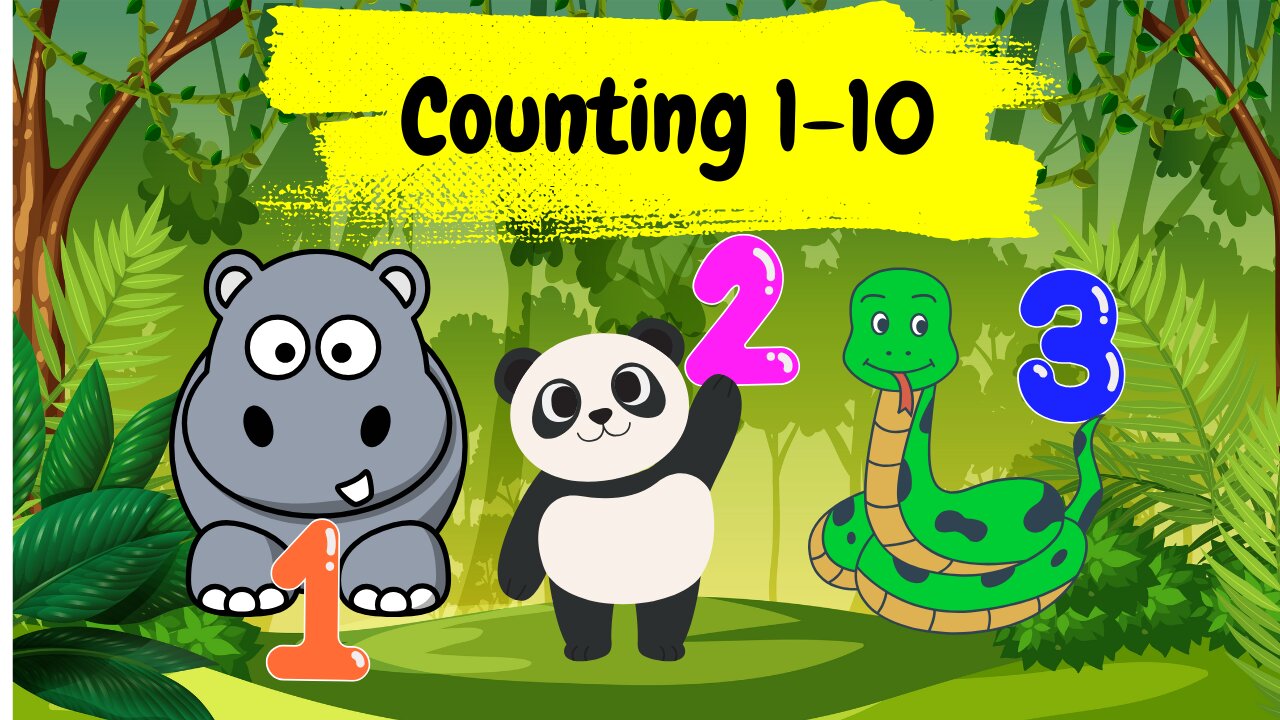 Counting 1-10 for kids. #Toddlers # pre-k # kindergarten