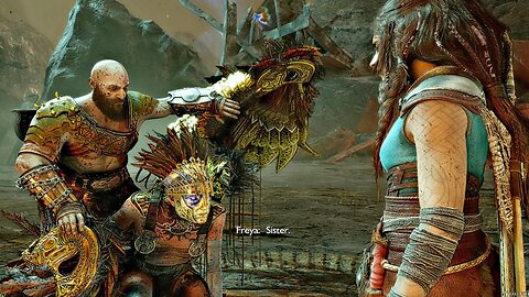 Battle40 Kratos & Freya vs GNA God of war Ragnarok