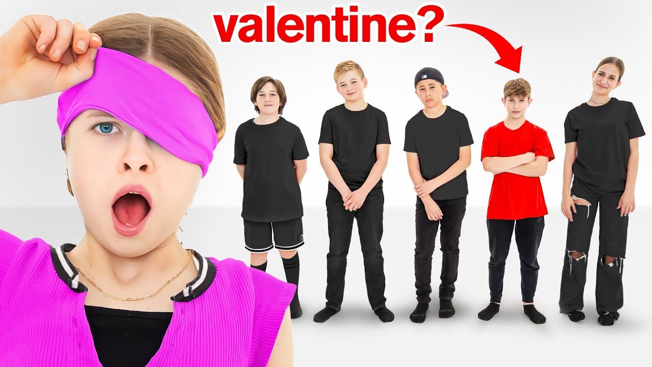 Can My Daughter Find Her Valentine Blindfolded? *Emotional*