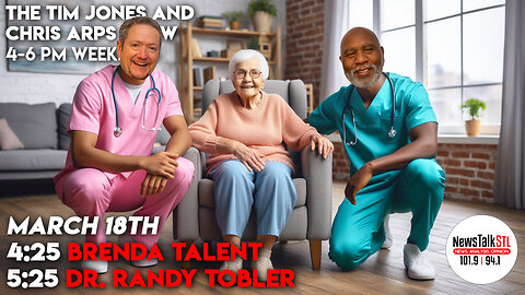 The Tim Jones and Chris Arps Show 03.18.2025 Brenda Talent | Dr. Randy Tobler