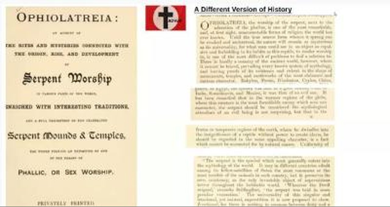 Ophiolatreia Serpent Worship 1889 - how could it be everywhere in the world ?