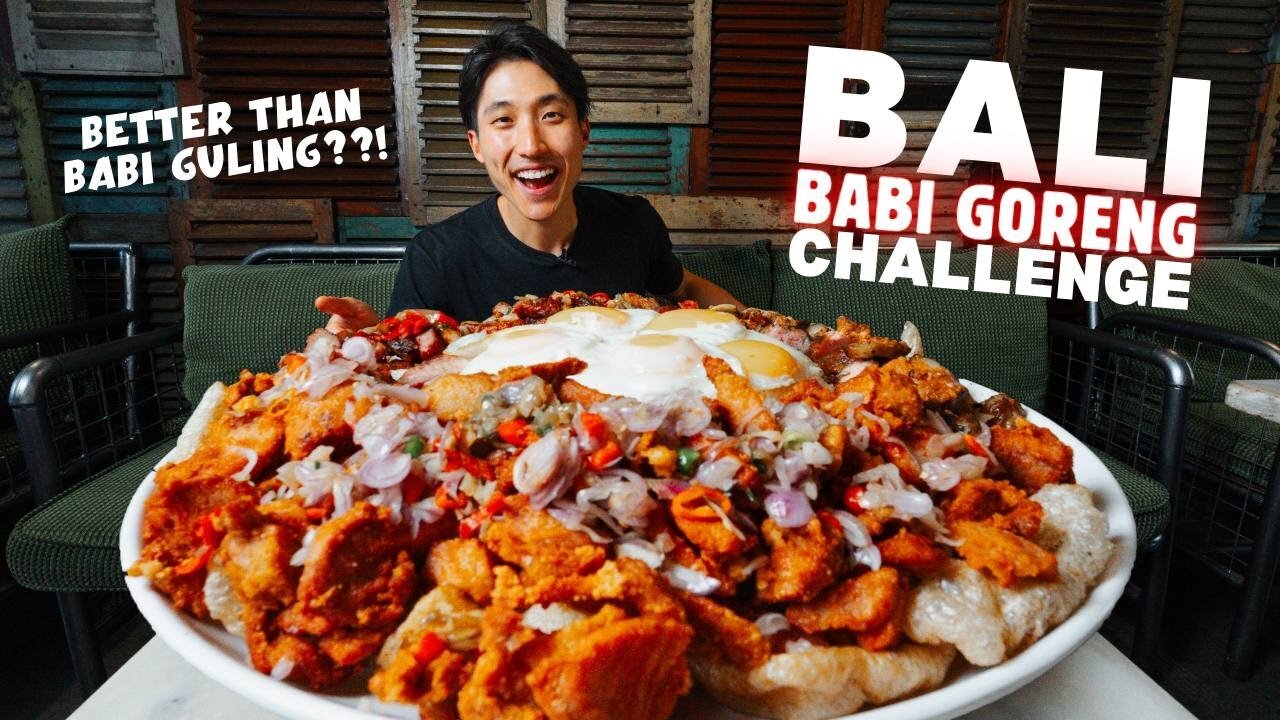 MASSIVE 7KG BABI GORENG CHALLENGE IN BALI! _ Better Than Babi Guling_! _ MUST TRY Bali Street Food!