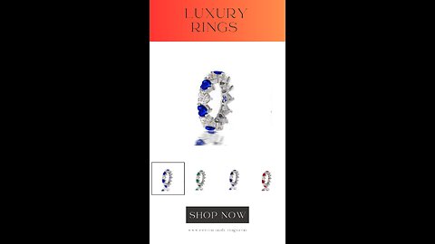 224 custom made stackable alternating heart sapphire and diamond eternity band ring