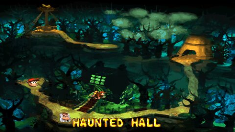 DONKEY KONG COUNTRY 2™ : DIDDY'S KONG QUEST™ / ACT 5. GLOOMY GULCH / A5#2. HAUNTED HALL! DK