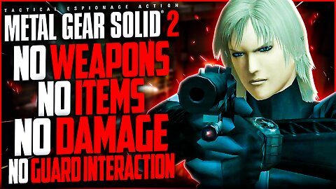 MGS2 — 5-in-1 European Extreme run - Pacifist | Ghost | No Damage | Big Boss | Speedrun Strats