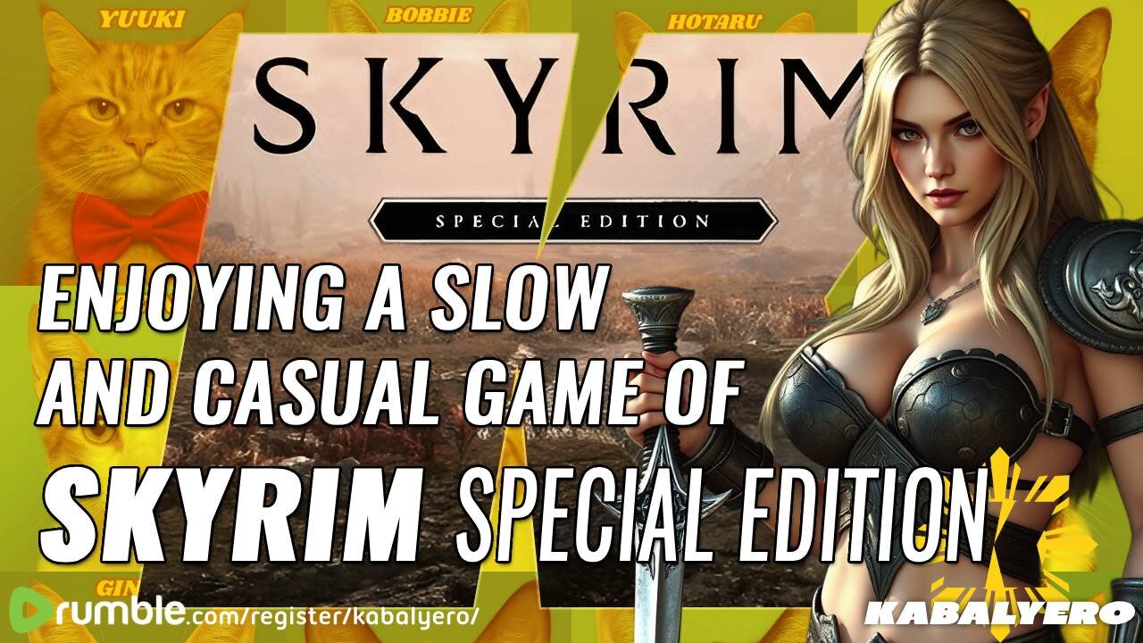 🔴 Skyrim Special Edition 🎮 Enjoying a Slow and Casual Game of Skyrim! 🙏 Thank You For Watching