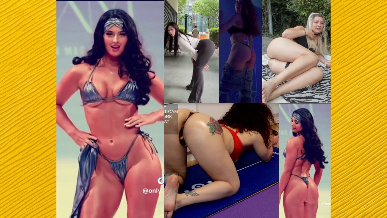 Ass compilation - Big bank tiktok challenge ❤️ClipchampGirls 2025