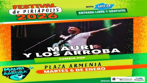 Mauri y Los Arroba en el Festival de Piriápolis 2026 - Maldonado, Uruguay 07/01/2026