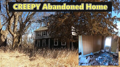 CREEPY Abandoned Home