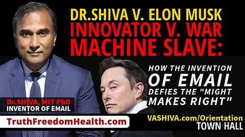Dr.SHIVA® LIVE: DR. SHIVA vs. ELON MUSK. Innovator vs. War Machine Slave