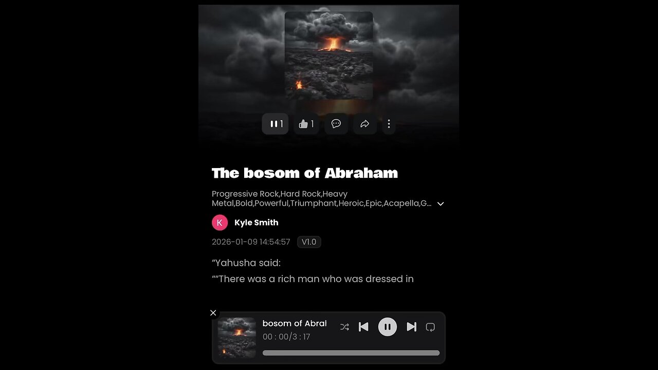 The bosom of Abraham