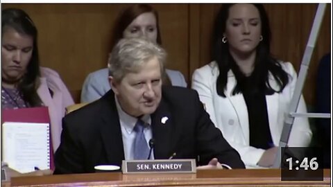 "Sen. Kennedy Decimates Climate Fraudster in Less Than 2 Minutes"