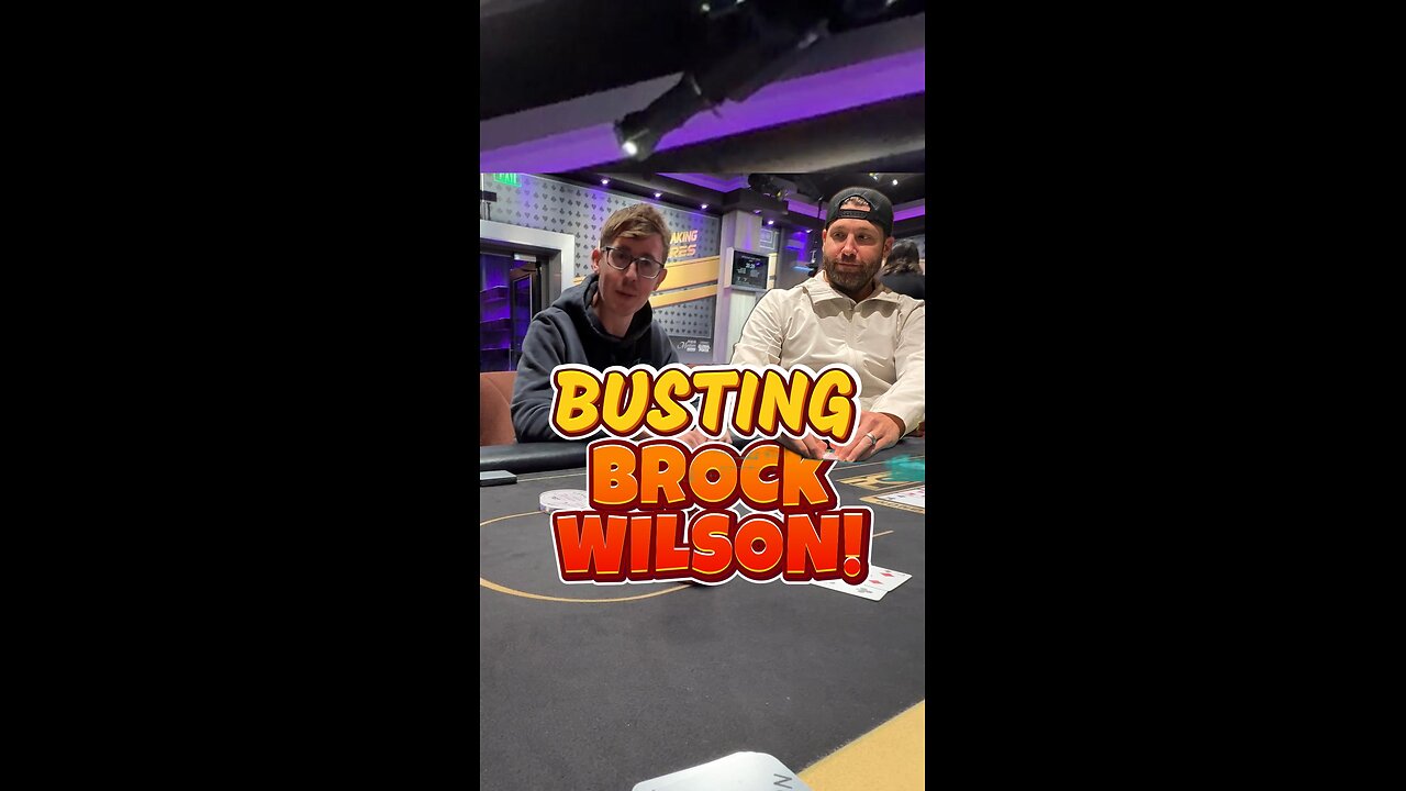 Busting Brock Wilson!