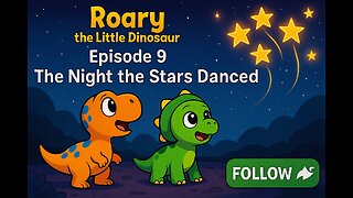 Roary the Little Dinosaur - Episode 9 | The Night the Stars Danced
