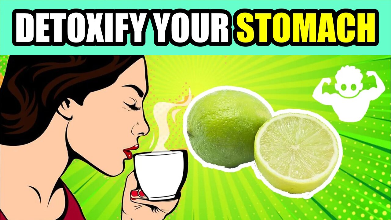 Detoxify your stomach with water and lemon on an empty stomach