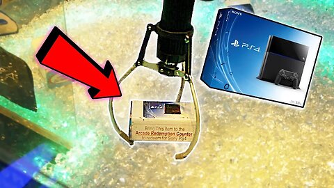 Win the box, WIN the PS4! Claw Machines