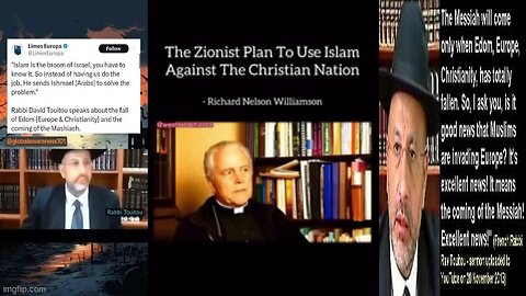 THE ZIONIST PLAN TO USE ISLAM AGAINST THE CHRISTIAN NATION ✝️ BISHOP RICHARD WILLIAMSON