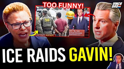 Gavin Newsom Event RAIDED by ICE as Redistricting Announcement BACKFIRES