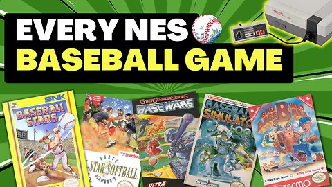 HOME RUN! All The NES Baseball Games