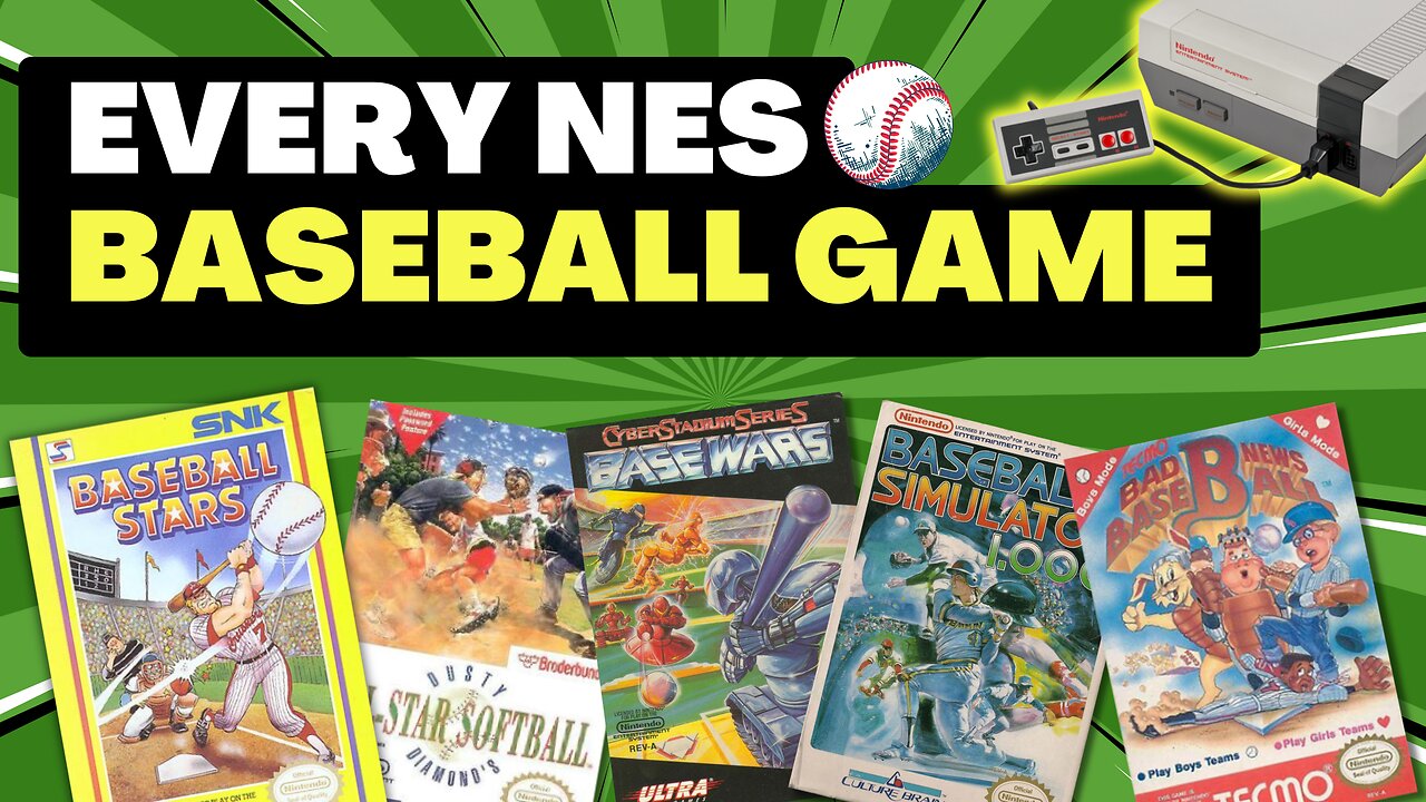 HOME RUN! All The NES Baseball Games