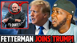 OMG, YES.. John Fetterman OFFICIALLY Just JOINED Trump and LEAVES The Democrat Party LIVE ON STAGE!!