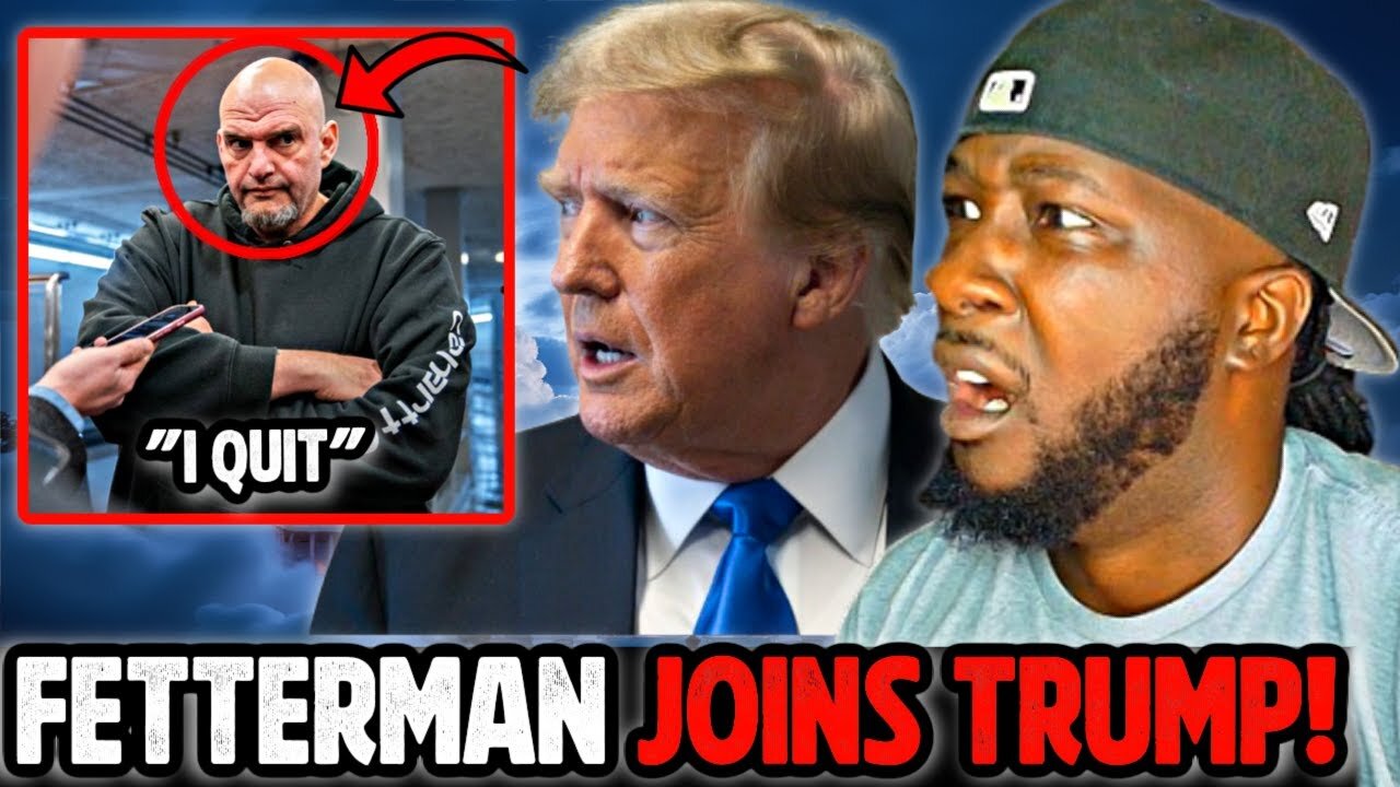 OMG, YES.. John Fetterman OFFICIALLY Just JOINED Trump and LEAVES The Democrat Party LIVE ON STAGE!!