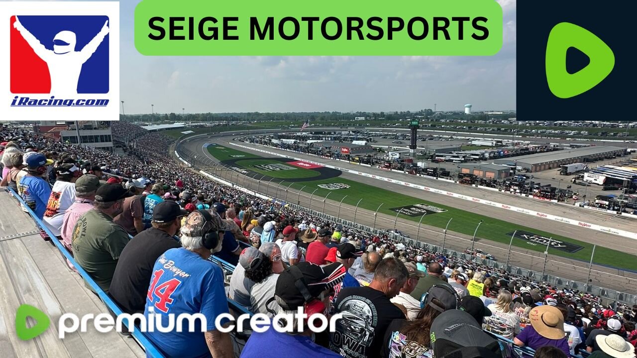 🔴Sunday iRacing Seige, Last NIS Race from Iowa Speedway!🏁