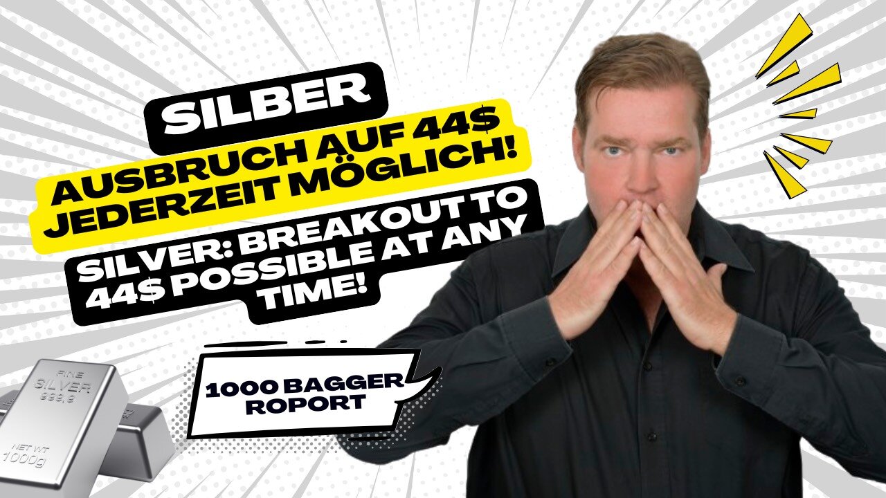 Silber: Ausbruch auf 44$ jederzeit möglich!