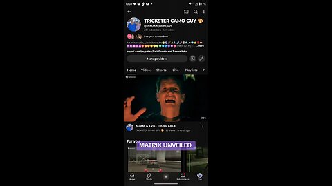 BEAT I MADE CALLED MATRIX UNVEILED 🕯️🧚‍♀️🎭👹👺👾🧚👽