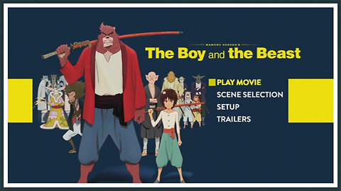 The Boy and the Beast - DVD Menu