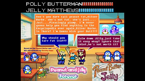 Peanut Butter & Jelly Vol 2 - Peanut and Jilly forever [River City Ransom Style Fan Made Sprite Custom Wallpaper]