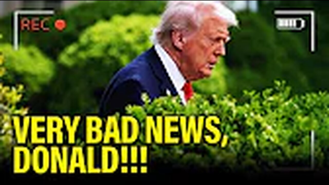 SICKLY Trump RUNS AWAY from DC as his TERM COLLAPSES