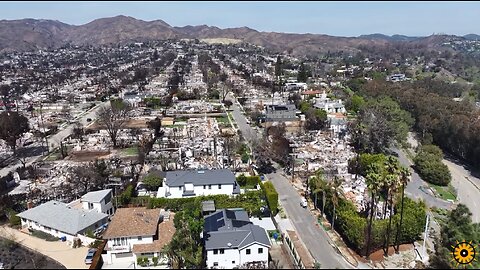 California Palisades Fire AFTERMATH - March 2025 Drone Aerial Footage Chautauqua Blvd garybaum