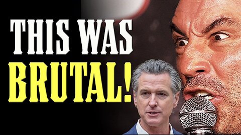 Joe Rogan AMBUSHES Gavin Newsom during Podcast Appearance!! Newsom FELL APART Completely!!