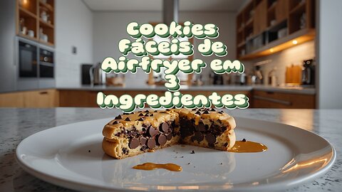 Cookies Fáceis de Airfryer em 3 Ingredientes!