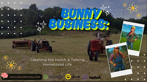 Bunny Business: Cleaning the Hutch & Talking Homestead Life