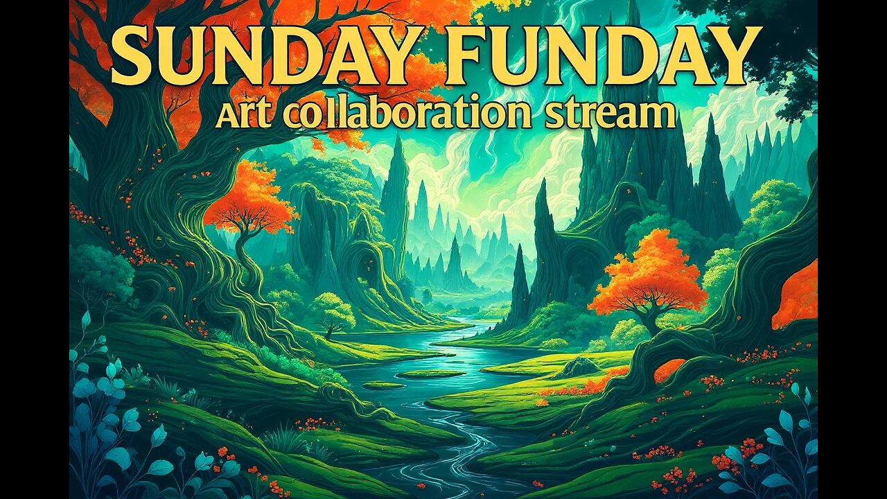 Sunday Funday Art Collaboration Stream! - Come Join