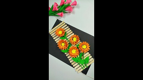 How To Make Handmade Wall Hanging Making With Icecream Sticks