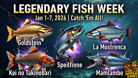 LEGENDARY FISH WEEK Begins! 🎣 Jan 1–7 | Epic Hunt Across 5 Reserves | COTW The Angler